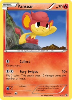 Pokemon Kalos Starter Set Pansear - 7