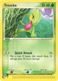 Pokemon Dragon Treecko - 80