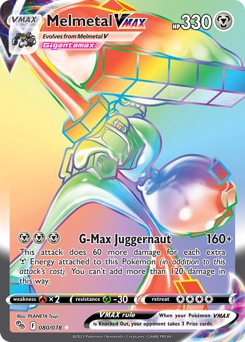 Pokemon Pokémon GO Melmetal VMAX - 80