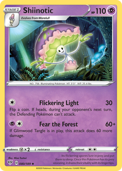 Pokemon Darkness Ablaze Shiinotic - 80