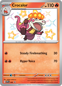 Pokemon Scarlet & Violet Black Star Promos Crocalor - 80