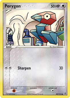 Pokemon Delta Species Porygon - 80