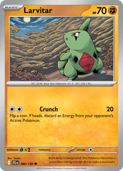 Pokemon Journey Together Larvitar - 80