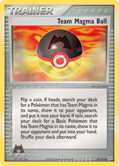 Pokemon Team Magma vs Team Aqua Team Magma Ball - 80