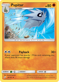 Pokemon Team Up Pupitar - 80