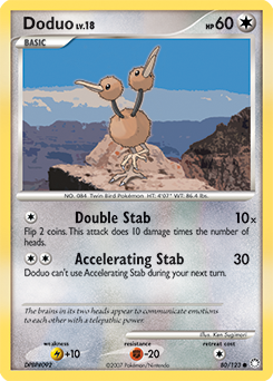 Pokemon Mysterious Treasures Doduo - 80