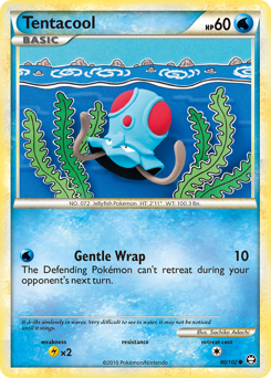 Pokemon HS—Triumphant Tentacool - 80