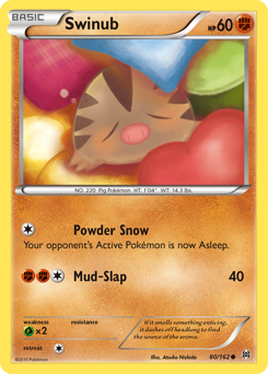 Pokemon BREAKthrough Swinub - 80