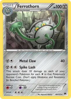 Pokemon BREAKpoint Ferrothorn - 80