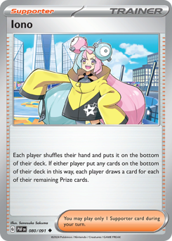 Pokemon Paldean Fates Iono - 80