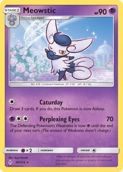 Pokemon Unbroken Bonds Meowstic - 80