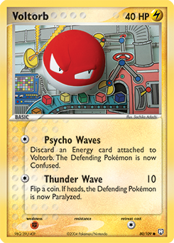 Pokemon Team Rocket Returns Voltorb - 80