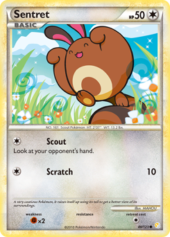 Pokemon HeartGold & SoulSilver Sentret - 80