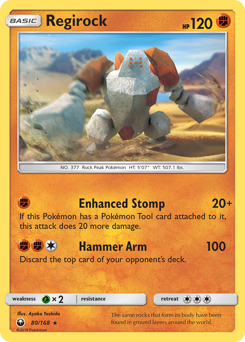 Pokemon Celestial Storm Regirock - 80
