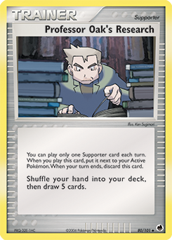 Pokemon Dragon Frontiers Professor Oak's Research - 80