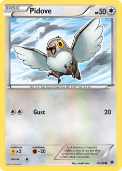 Pokemon Emerging Powers Pidove - 80