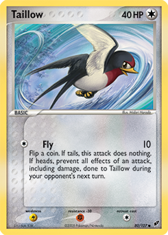 Pokemon Deoxys Taillow - 80