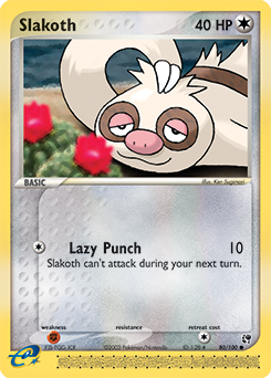 Pokemon Sandstorm Slakoth - 80