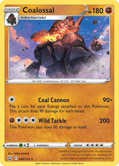 Pokemon Battle Styles Coalossal - 80