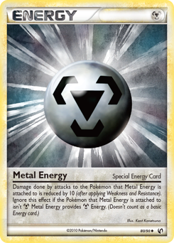 Pokemon HS—Undaunted Metal Energy - 80