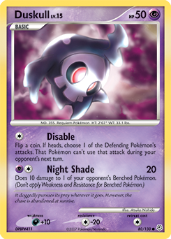 Pokemon Diamond & Pearl Duskull - 80