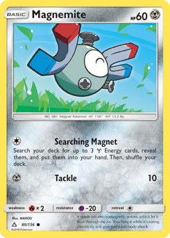Pokemon Ultra Prism Magnemite - 80