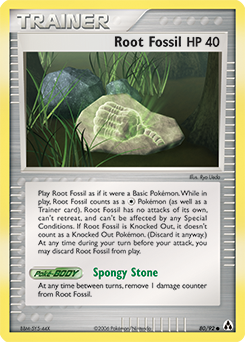 Pokemon Legend Maker Root Fossil - 80