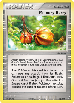Pokemon Crystal Guardians Memory Berry - 80