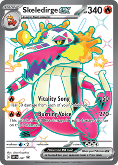 Pokemon Scarlet & Violet Black Star Promos Skeledirge ex - 81