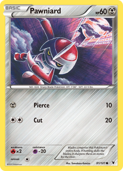 Pokemon Noble Victories Pawniard - 81
