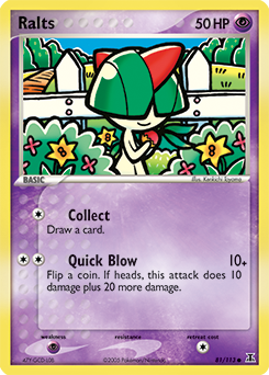 Pokemon Delta Species Ralts - 81