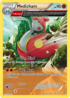 Pokemon Primal Clash Medicham - 81