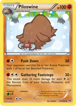 Pokemon BREAKthrough Piloswine - 81