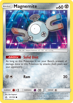 Pokemon Ultra Prism Magnemite - 81