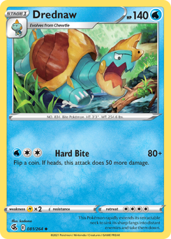 Pokemon Fusion Strike Drednaw - 81