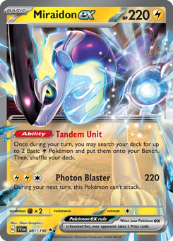 Pokemon Scarlet & Violet Miraidon ex - 81
