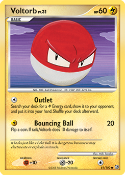 Pokemon Stormfront Voltorb - 81