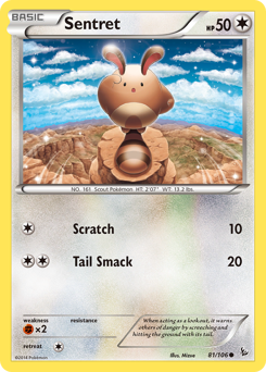 Pokemon Flashfire Sentret - 81