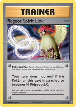 Pokemon Evolutions Pidgeot Spirit Link - 81