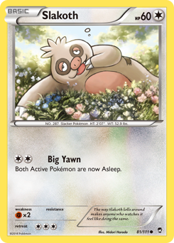 Pokemon Furious Fists Slakoth - 81