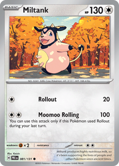 Pokemon Prismatic Evolutions Miltank - 81
