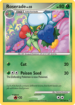 Pokemon Supreme Victors Roserade - 81