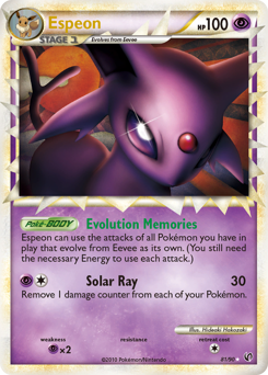 Pokemon HS—Undaunted Espeon - 81