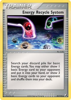 Pokemon Unseen Forces Energy Recycle System - 81