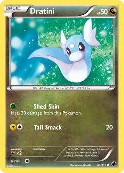 Pokemon Plasma Freeze Dratini - 81