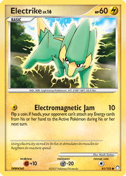 Pokemon Mysterious Treasures Electrike - 81