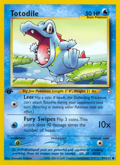 Pokemon Neo Genesis Totodile - 81