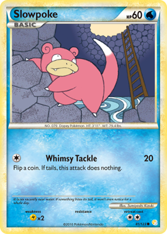 Pokemon HeartGold & SoulSilver Slowpoke - 81