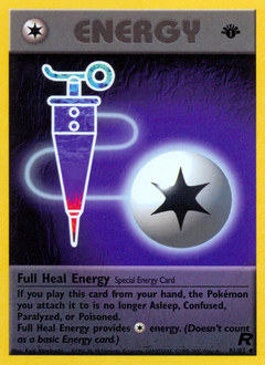 Pokemon Team Rocket Full Heal Energy - 81