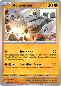 Pokemon Mega Evolution Stonjourner - 81